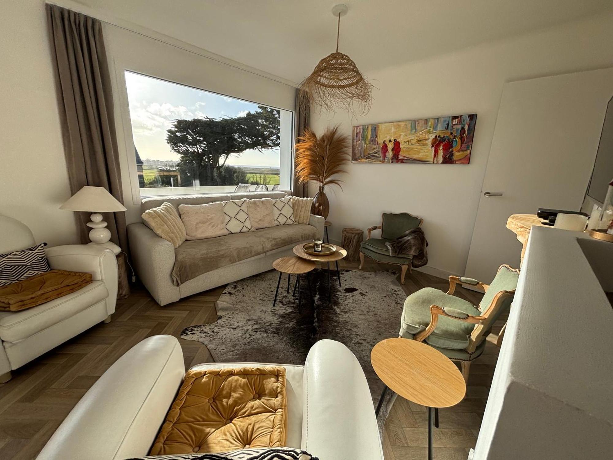 Villa Vieilles Vignes Vue Mer Billiers Exteriör bild