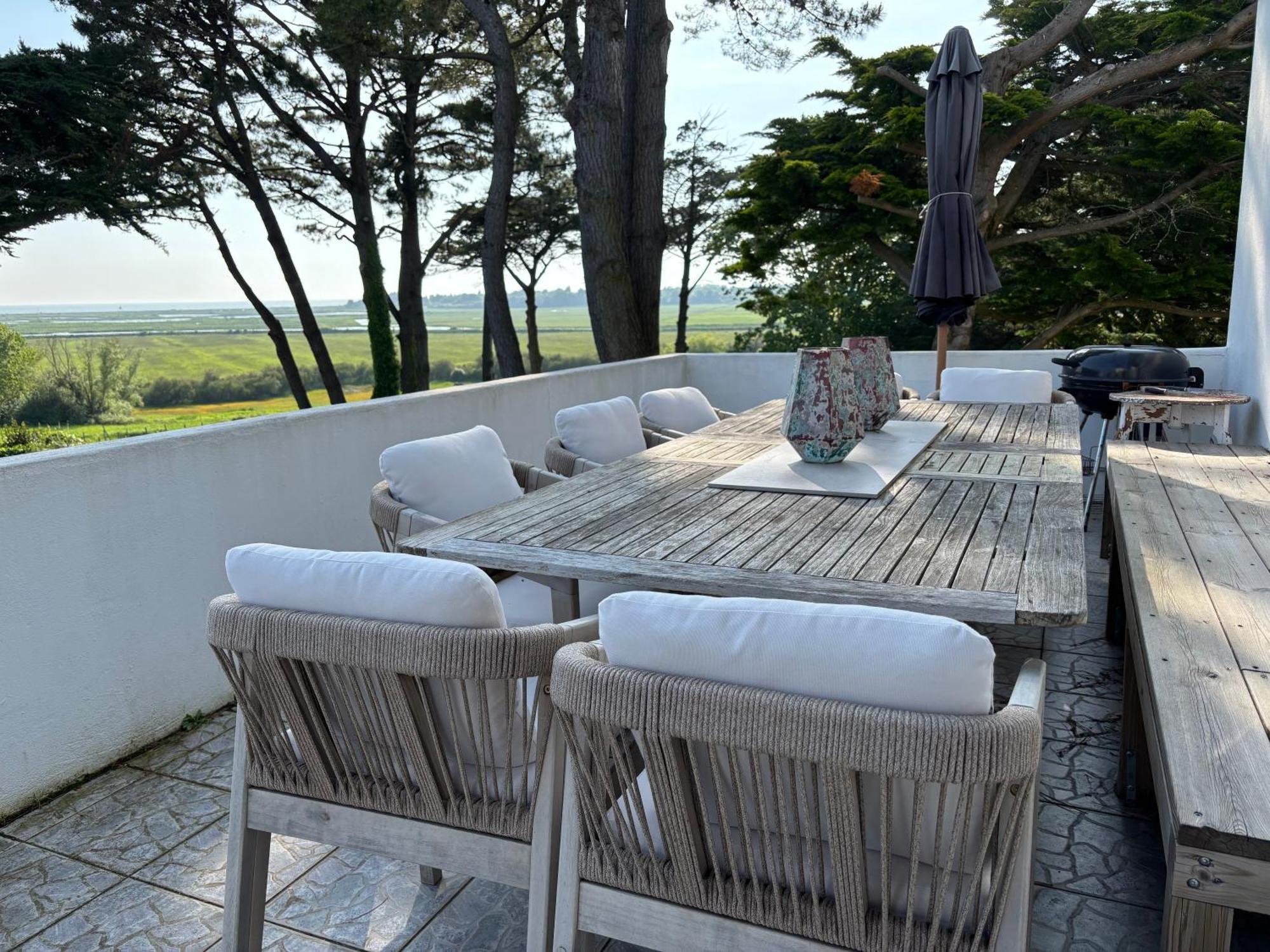 Villa Vieilles Vignes Vue Mer Billiers Exteriör bild
