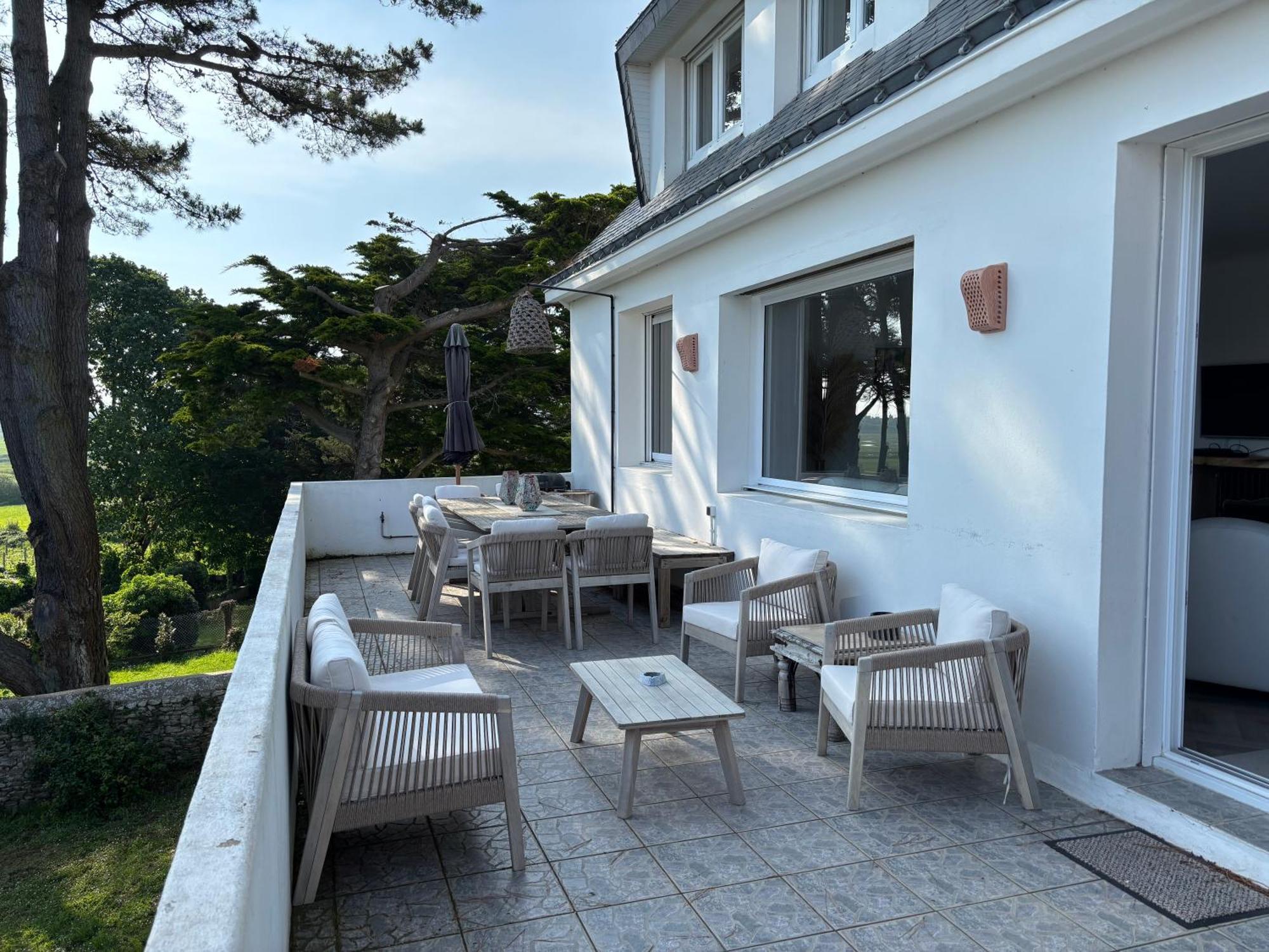 Villa Vieilles Vignes Vue Mer Billiers Exteriör bild