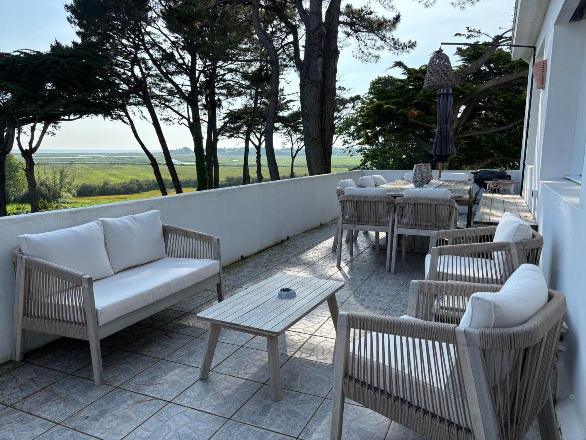 Villa Vieilles Vignes Vue Mer Billiers Exteriör bild