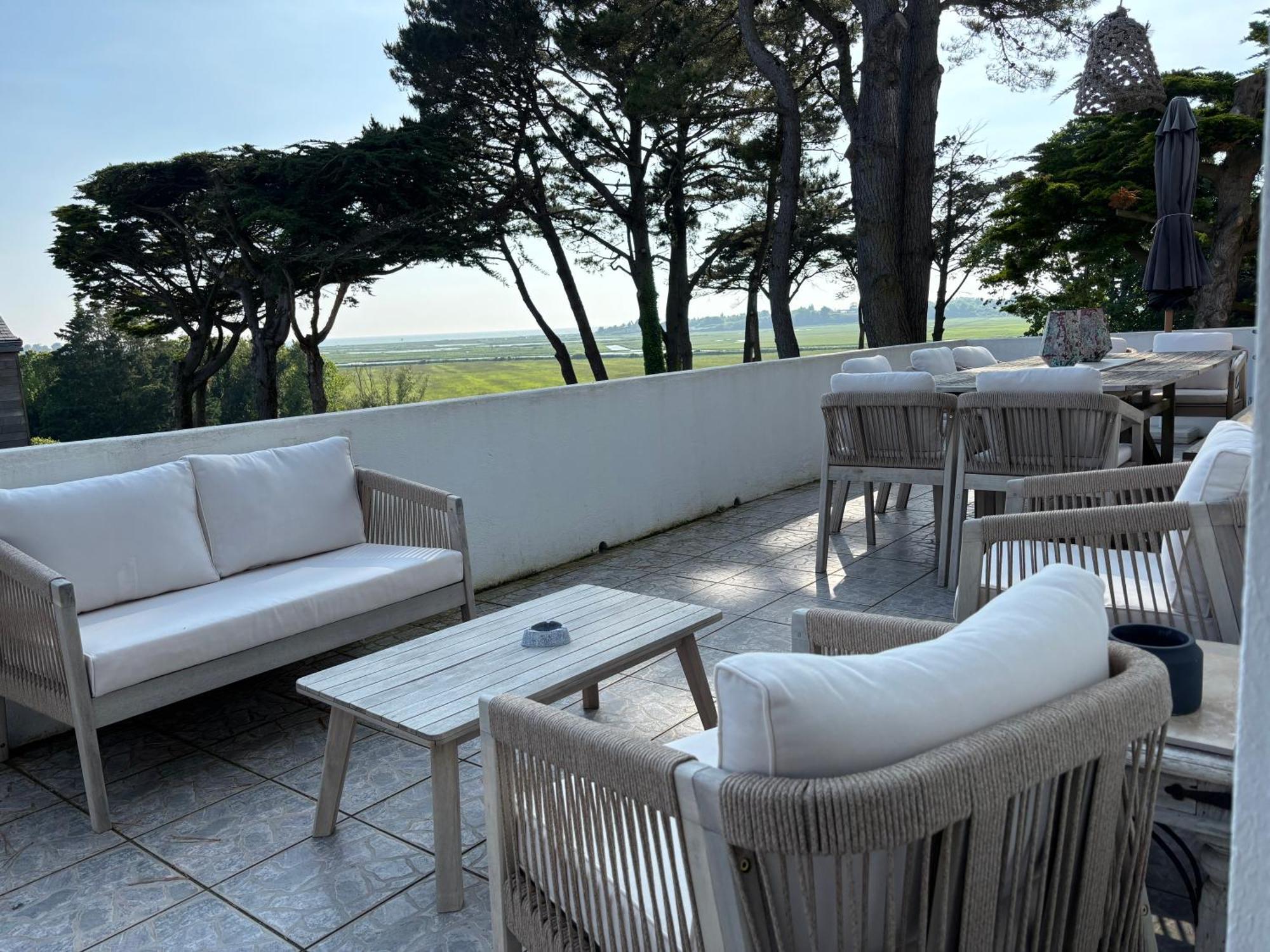 Villa Vieilles Vignes Vue Mer Billiers Exteriör bild